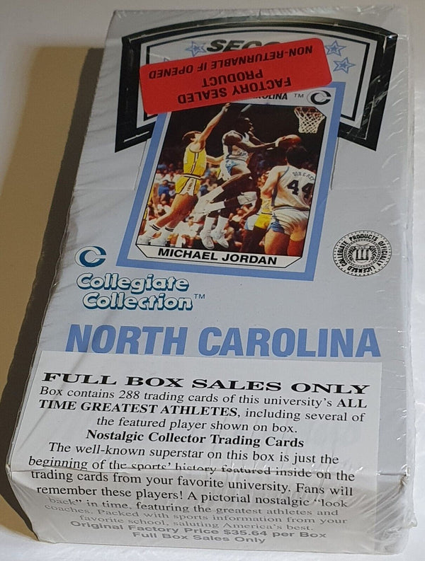 1990 North Carolina Second Edition Box (Look for Jordans) - Factory Sealed