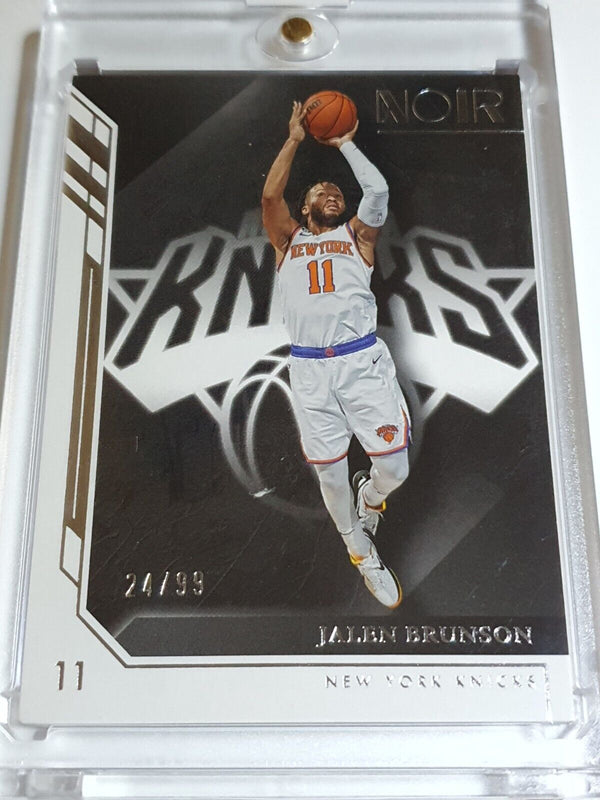 2022 Panini Noir Jalen Brunson #53 SILVER /99 Association Edition - Rare
