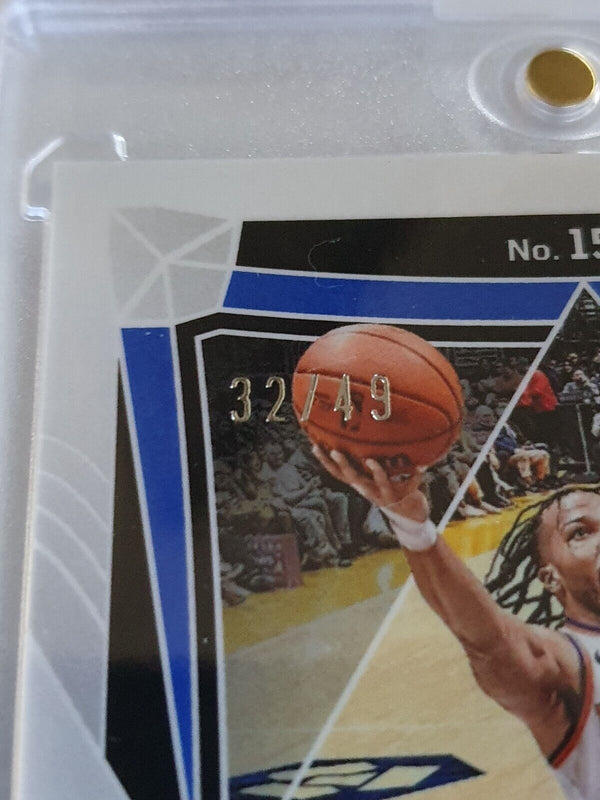 2023 Obsidian Jalen Brunson #152 ELECTRIC ETCH PURPLE FLOOD /49 Holo - Rare