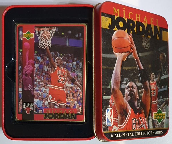 1996 Upper Deck Michael Jordan ALL METAL (6 Cards Set) - Opened Good Condition