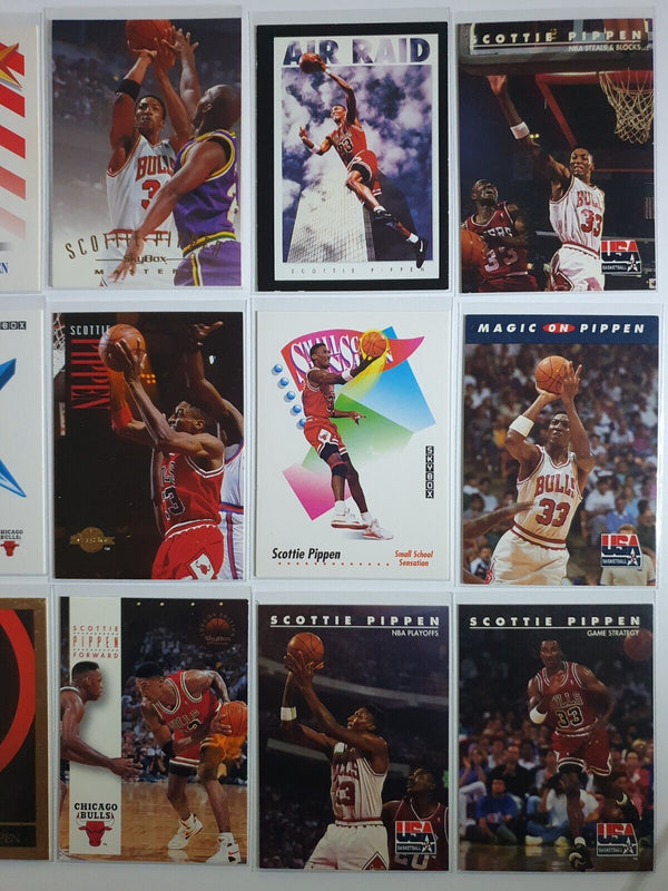 Lot of 18 x Skybox Scottie Pippen Collection Cards - Good Condition
