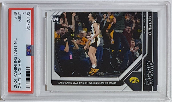 2024 Panini Instant NIL Caitlin Clark Rookie #48 /5000 RC - PSA 9 (Low POP)