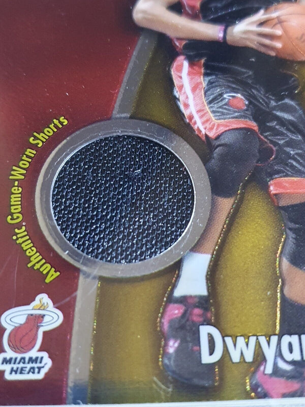 2005 Topps Chrome Dwyane Wade #PATCH /400 Game Worn Jersey - Ready to Grade
