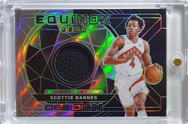 2023 Panini Obsidian Scottie Barnes #PATCH HOLO /249 Game Worn Jersey - Rare