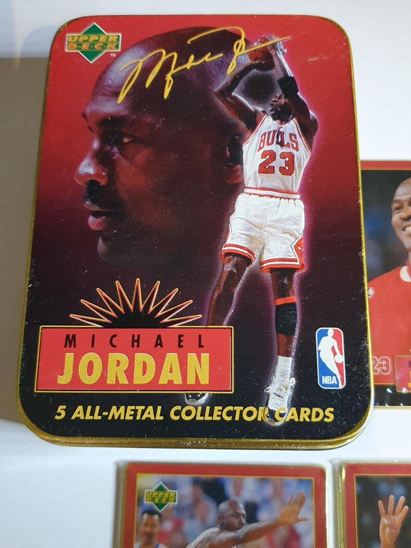 1996 Upper Deck Michael Jordan ALL METAL Card Set (5 Cards) - Cards Sealed