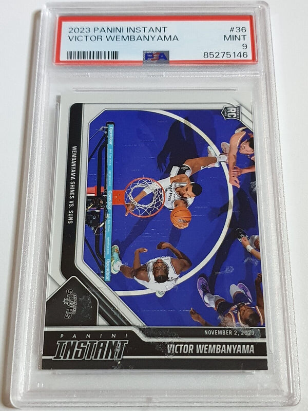 2023 Panini Instant Victor Wembanyama Rookie #36 /6309 RC - PSA 9 (Low POP)