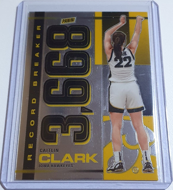 2024 Panini Caitlin Clark Rookie Collection #RB-CC Record Breaker Ready to Grade