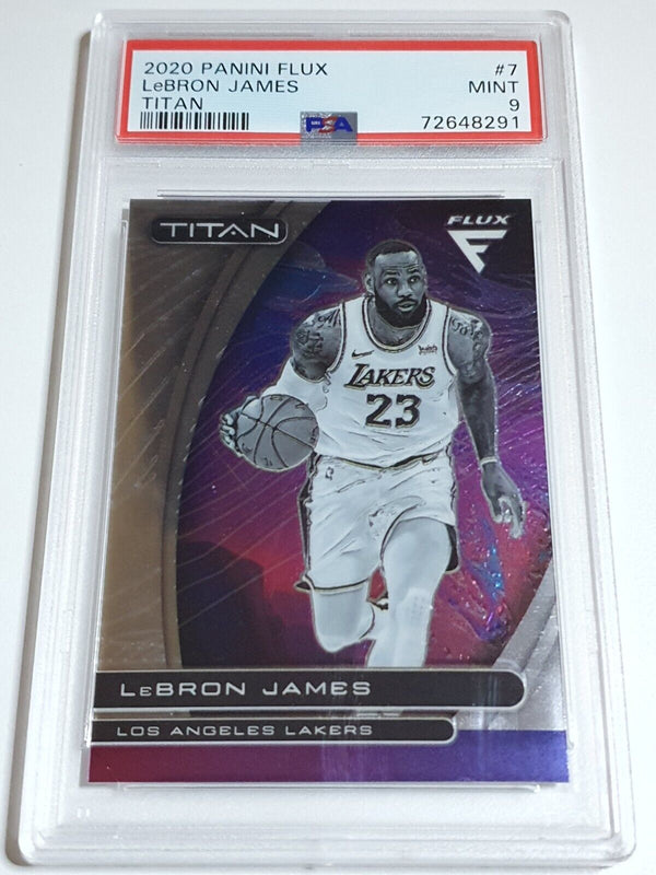 2020 Panini Flux Lebron James #7 TITAN SP Uncirculated - PSA 9 (POP 6)