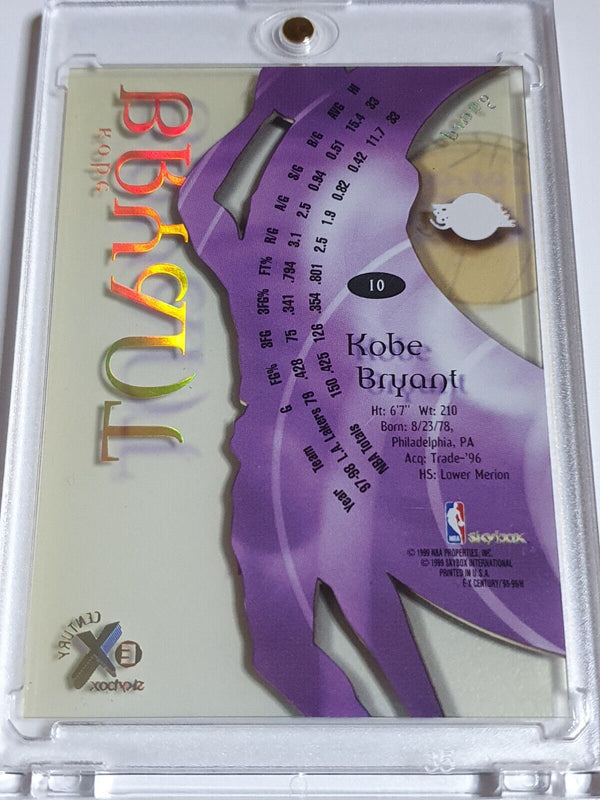 1998 Skybox E-X Century Kobe Bryant #10 ACETATE Holo Foil - Ready to Grade