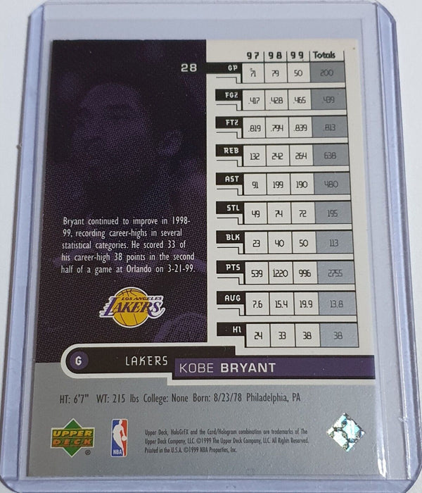 1999 Upper Deck HoloGrFX Kobe Bryant #28 - Ready to Grade