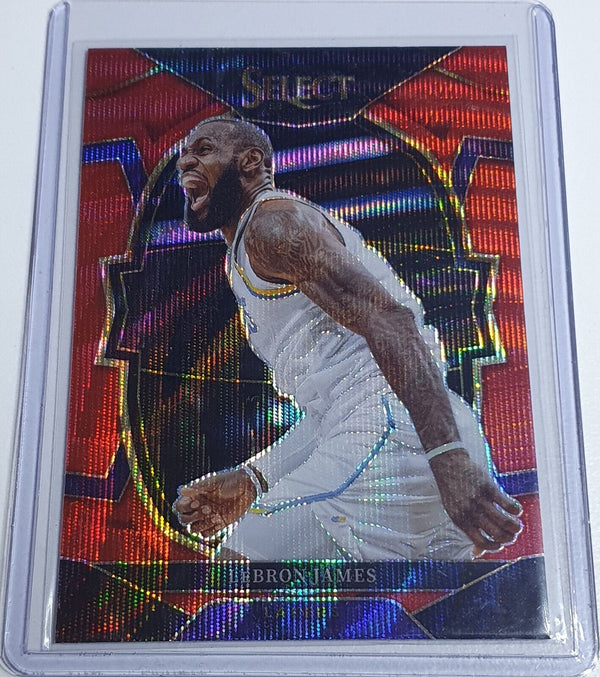2022 Panini Select LeBron James #26 RED WAVE Holo Concourse - Ready to Grade