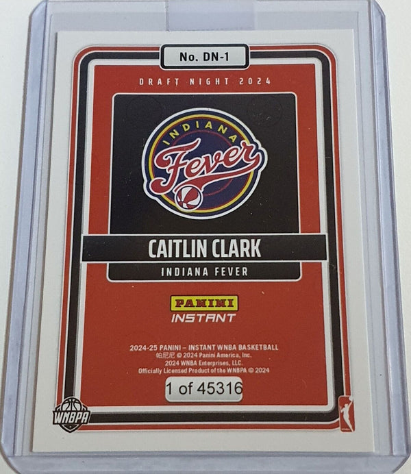 2024 Panini Instant WNBA Caitlin Clark Rookie #DN1 /45316 RC - Ready to Grade