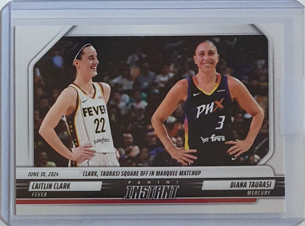 2024 Panini Instant WNBA Caitlin Clark Diana Taurasi Rookie #104 /2682 RC - Rare