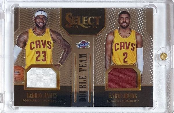 2014 Select LeBron James Kyrie Irving #PATCH /149 Game Worn Dual Jerseys - Rare