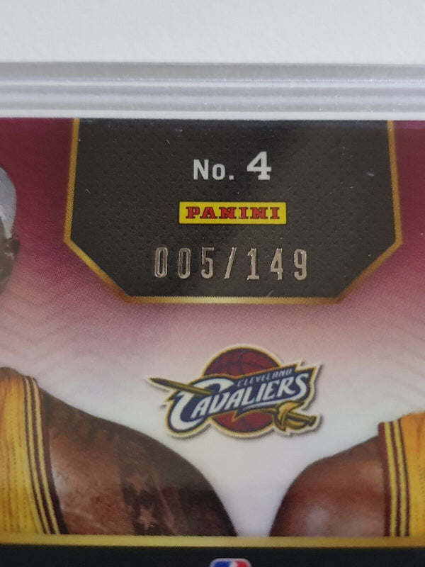 2014 Select LeBron James Kyrie Irving #PATCH /149 Game Worn Dual Jerseys - Rare