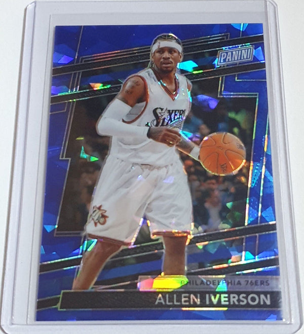 2024 Panini The National VIP Allen Iverson #37 BLUE SPARKLE /124 Holo - Rare