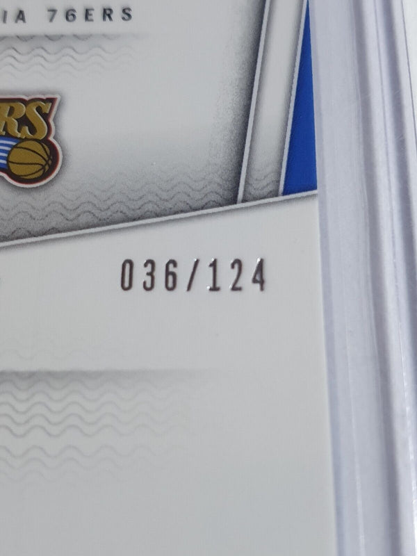 2024 Panini The National VIP Allen Iverson #37 BLUE SPARKLE /124 Holo - Rare