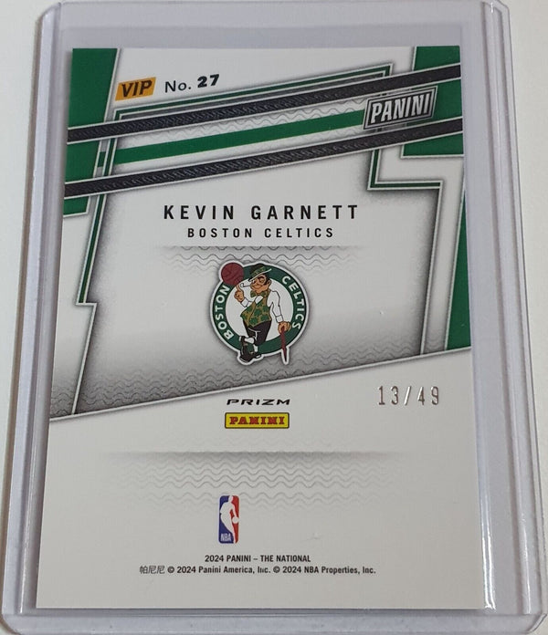 2024 Panini National VIP Kevin Garnett #27 PURPLE SPARKLE /49 Holo - Rare