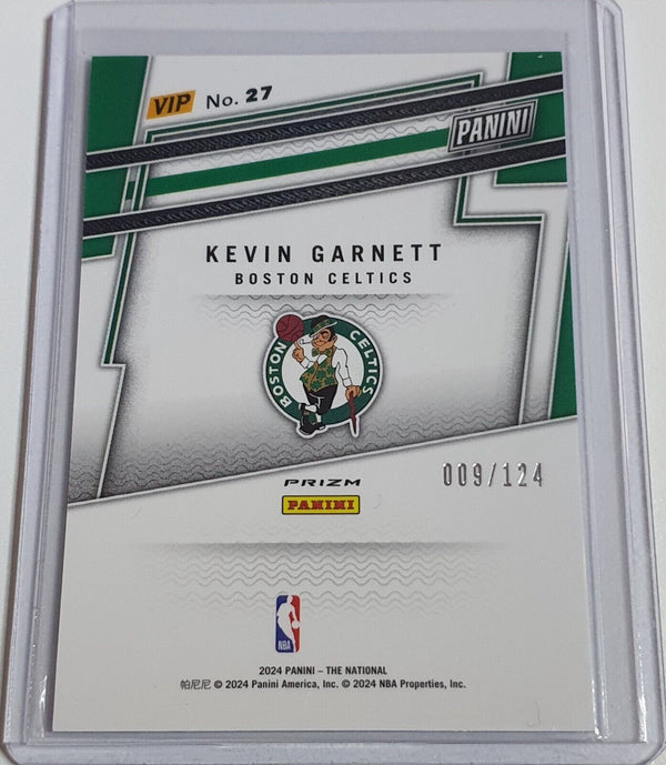 2024 Panini National VIP Kevin Garnett #27 BLUE SPARKLE /124 Holo - Rare