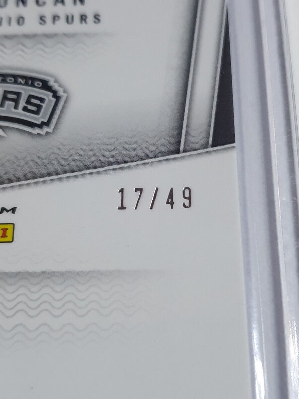 2024 Panini National VIP Tim Duncan #23 PURPLE SPARKLE /49 Holo - Rare