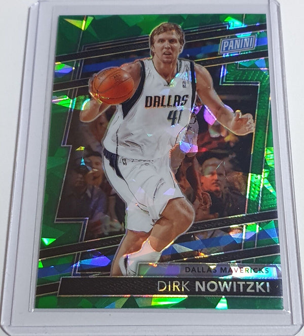 2024 Panini National VIP Dirk Nowitzki #30 GREEN SPARKLE /99 Holo - Rare