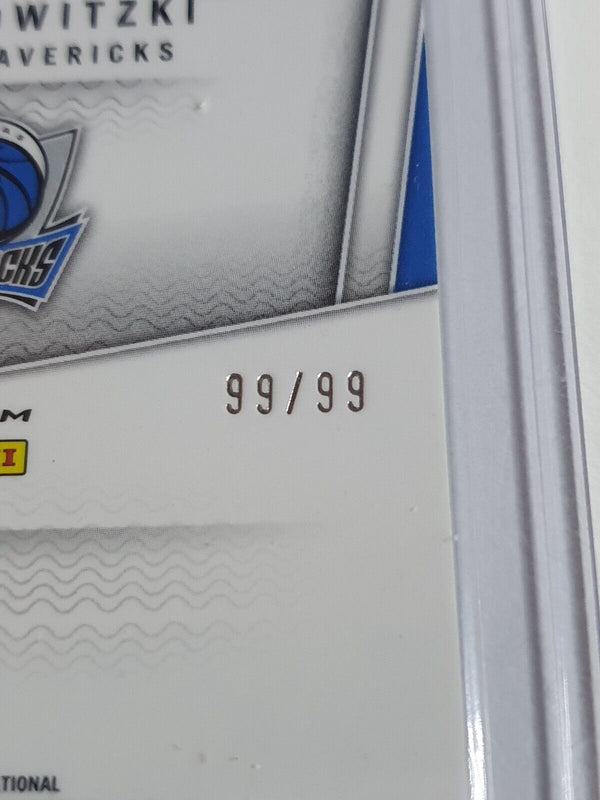 2024 Panini National VIP Dirk Nowitzki #30 GREEN SPARKLE /99 Holo - Rare