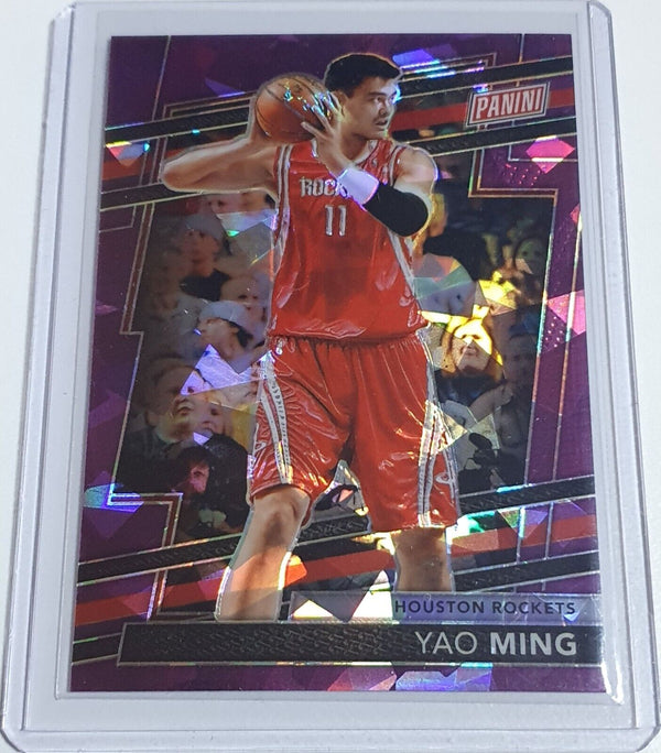 2024 Panini National VIP Yao Ming #41 PURPLE SPARKLE /49 Holo - Rare