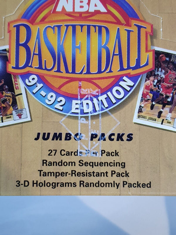 1991 Upper Deck NBA Basketball Box JUMBO Packs Inaugural Edition Factory Sealed