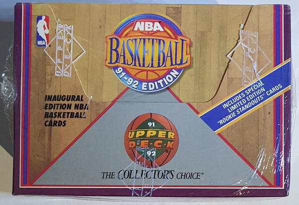 1991 Upper Deck NBA Basketball Box JUMBO Packs Inaugural Edition Factory Sealed