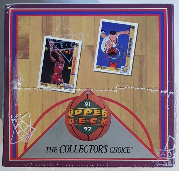 1991 Upper Deck NBA Basketball Box JUMBO Packs Inaugural Edition Factory Sealed