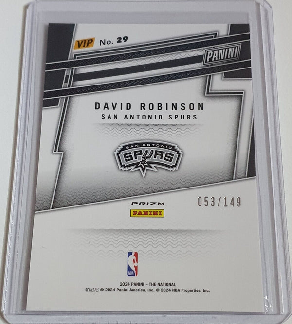 2024 Panini National VIP David Robinson #29 RED SPARKLE /149 Holo - Rare