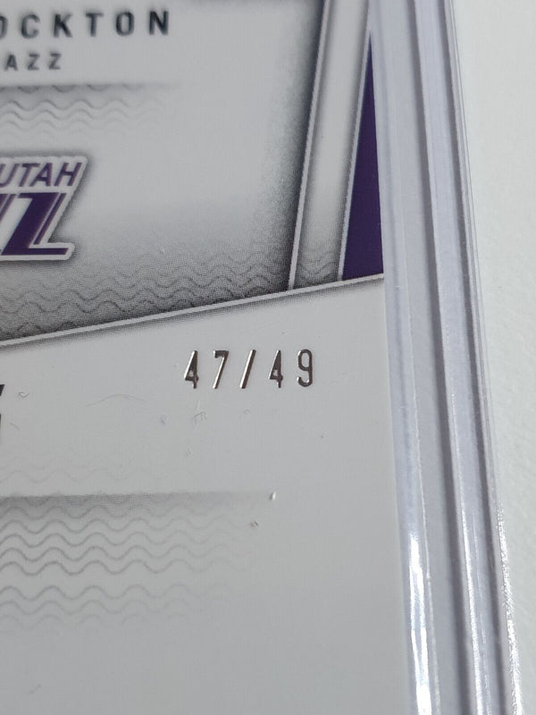 2024 Panini National VIP John Stockton #32 PURPLE SPARKLE /49 Holo - Rare