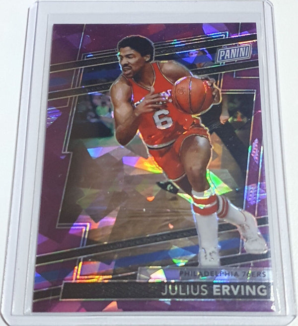2024 Panini National VIP Julius Erving #28 PURPLE SPARKLE /49 Holo - Rare