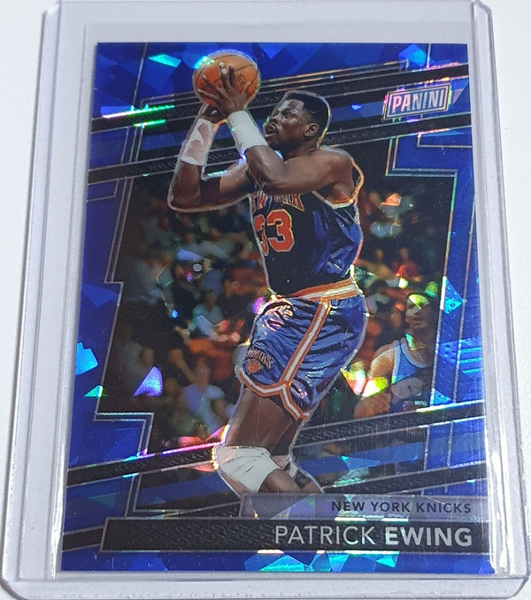 2024 Panini National VIP Patrick Ewing #36 BLUE SPARKLE /124 Holo - Rare