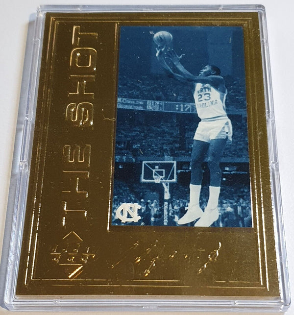 1996 Upper Deck Michael Jordan 22K GOLD CARD /10000 The Shot - Rare