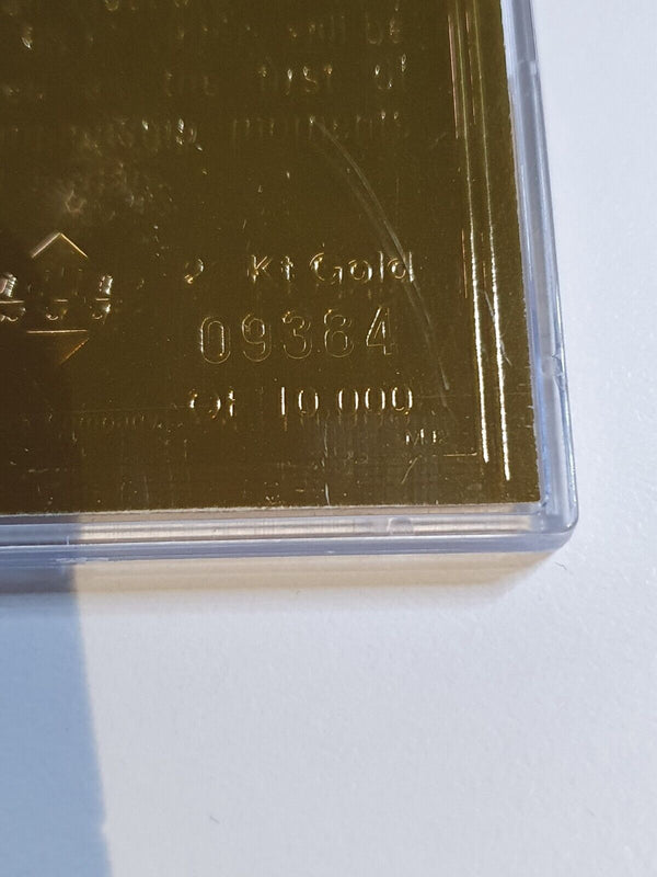 1996 Upper Deck Michael Jordan 22K GOLD CARD /10000 The Shot - Rare