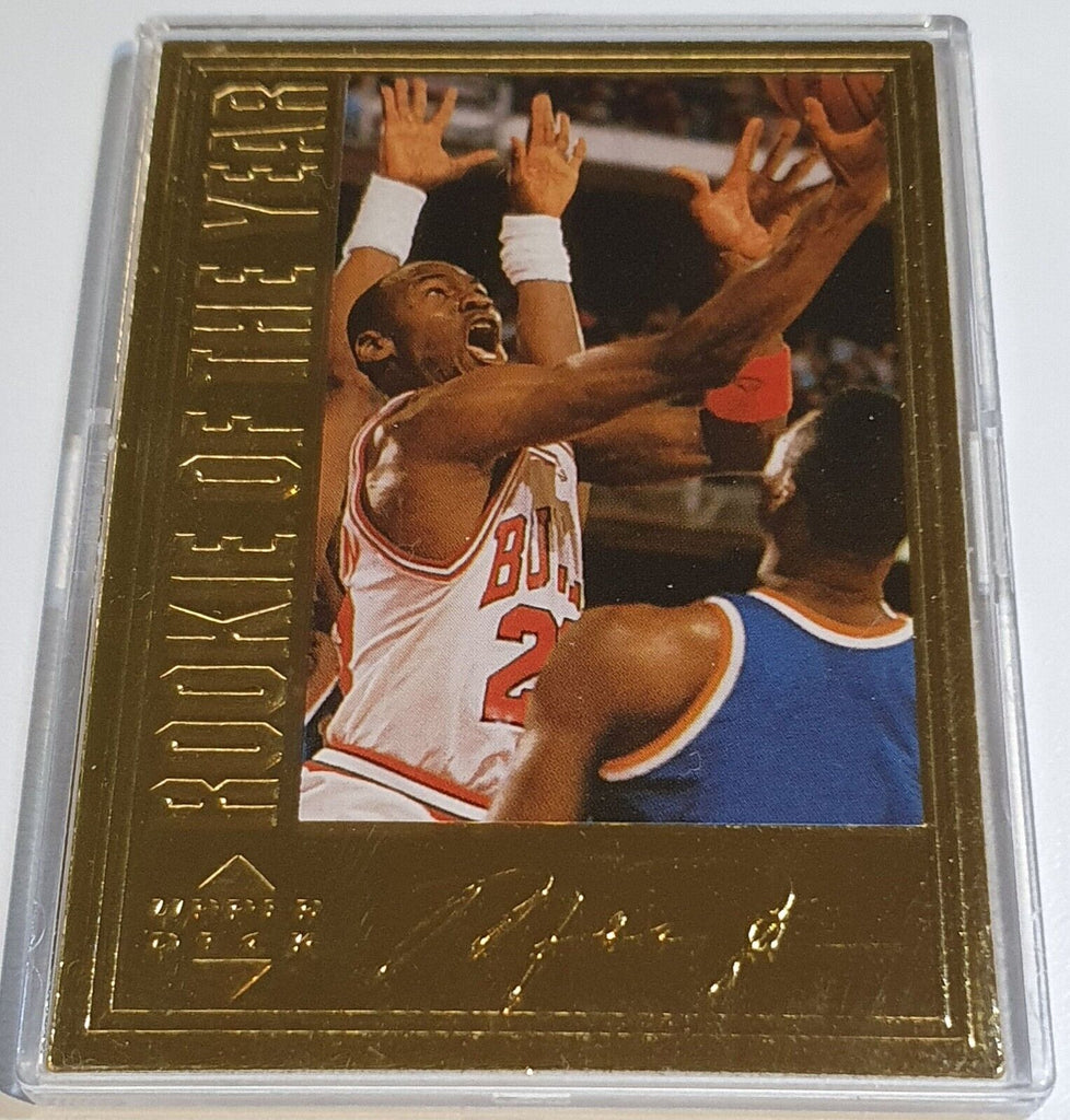 Michael Jordan Cards Gold Upper Deck Signed shops Full Set 1987-1997