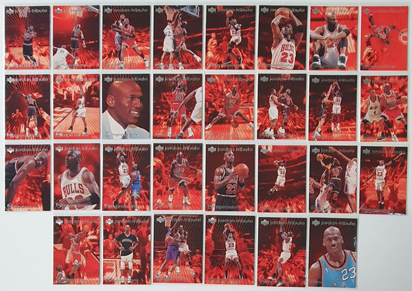 Lot of 30 x 1997 Upper Deck Michael Jordan MJ IMPRESSIONS SET - Good Condition
