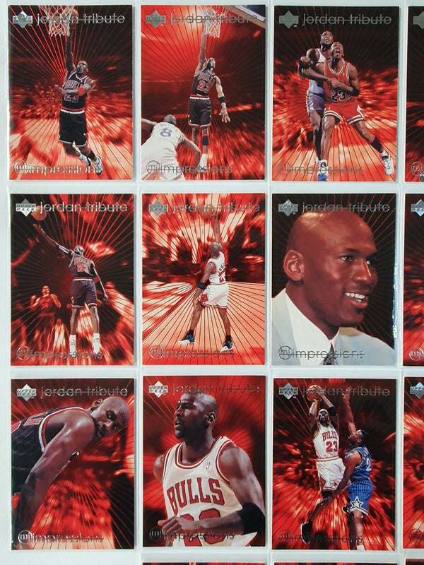 Lot of 30 x 1997 Upper Deck Michael Jordan MJ IMPRESSIONS SET - Good Condition