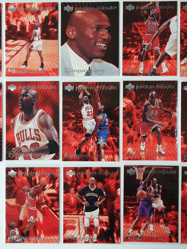 Lot of 30 x 1997 Upper Deck Michael Jordan MJ IMPRESSIONS SET - Good Condition