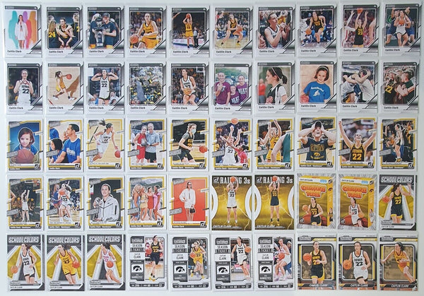 2024 Panini Caitlin Clark Collection COMPLETE SET of 50 Rookie Cards RC - Rare