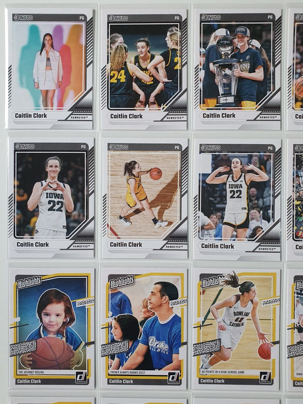 2024 Panini Caitlin Clark Collection COMPLETE SET of 50 Rookie Cards RC - Rare