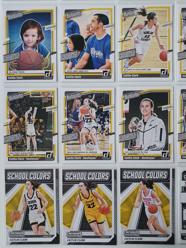 2024 Panini Caitlin Clark Collection COMPLETE SET of 50 Rookie Cards RC - Rare