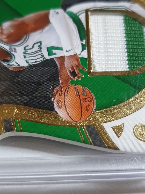 2023 Crown Royale Jaylen Brown #PATCH PRIME GOLD 13/13 Game Worn Jersey Die Cut