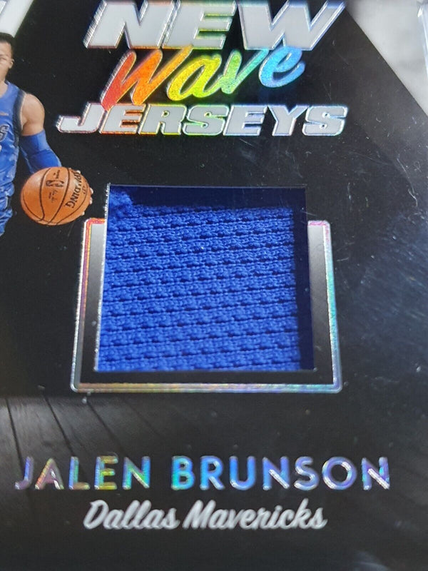 2018 Panini Noir Jalen Brunson Rookie #PATCH /99 Player Worn Jersey RC - Rare