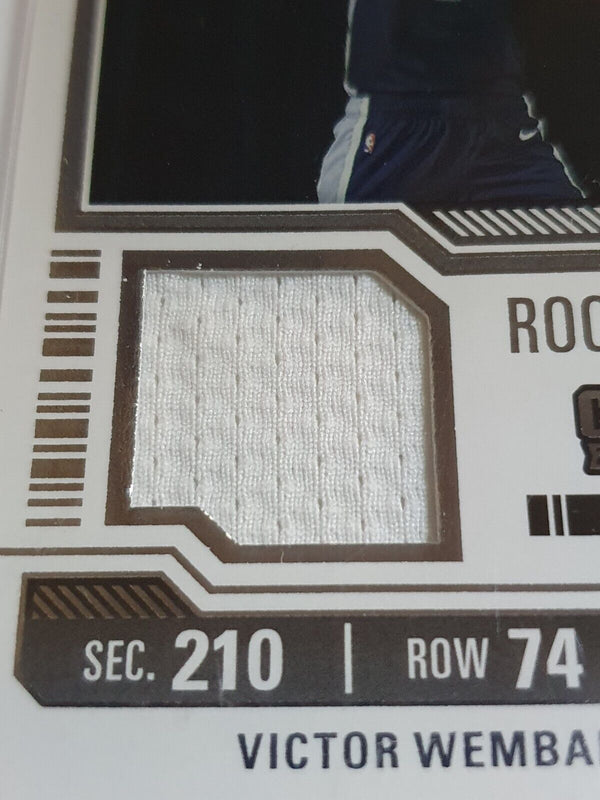 2023 Panini Contenders Victor Wembanyama Rookie #PATCH Jersey - Rare RC