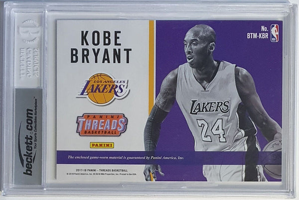 2017 Panini Threads Kobe Bryant #PATCH /99 Jumbo Game Jersey - BGS 9 (POP 2)