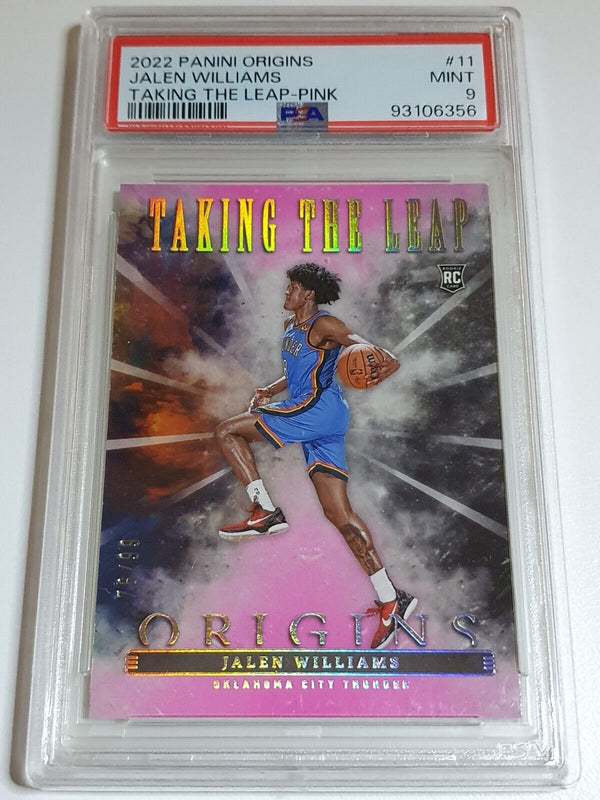 2022 Origins Jalen Williams Rookie #11 PINK /99 Edition RC - PSA 9 (POP 2)