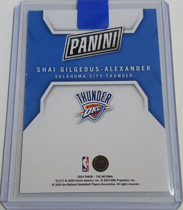 2023 Panini The National Shai Gilgeous-Alexander #24 CASE BREAKER /199 - Rare