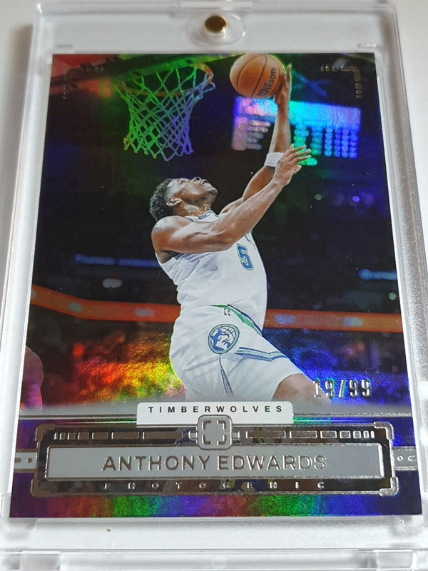 2023 Panini Photogenic Anthony Edwards #36 SILVER /99 Holo - Ready to Grade